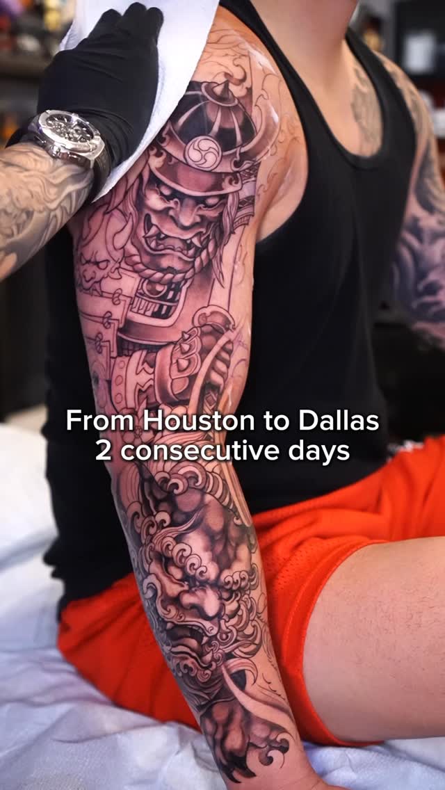 From Houston to Dallas for 2 consecutive days , total 8.5 hours
Loading to 30% 
Booking is opening now please DM to me if you want to book 
#tattoo
 #
