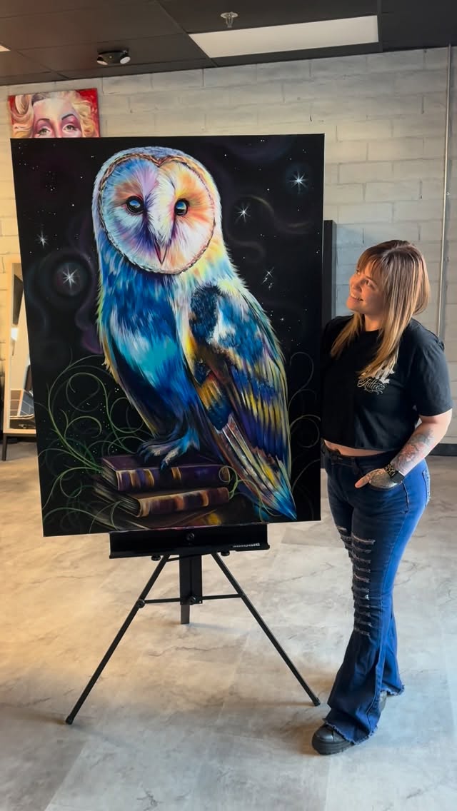 New Painting “Night Owl”
Canvas Prints available on ✨ AddyCatInk.com ✨
.
.
#bookish #lasvegastattooartist #owl #fantasyart #artprintsforsale