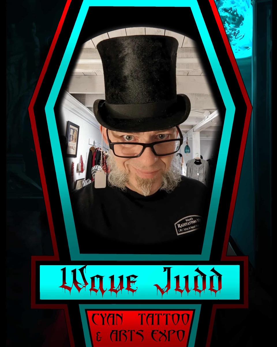 Work of Wave Judd 

I will be attending this weekend’s Cyan Tattoo Invitational.  Come stop by and introduce yourself or say Hi!  We are going to be h
