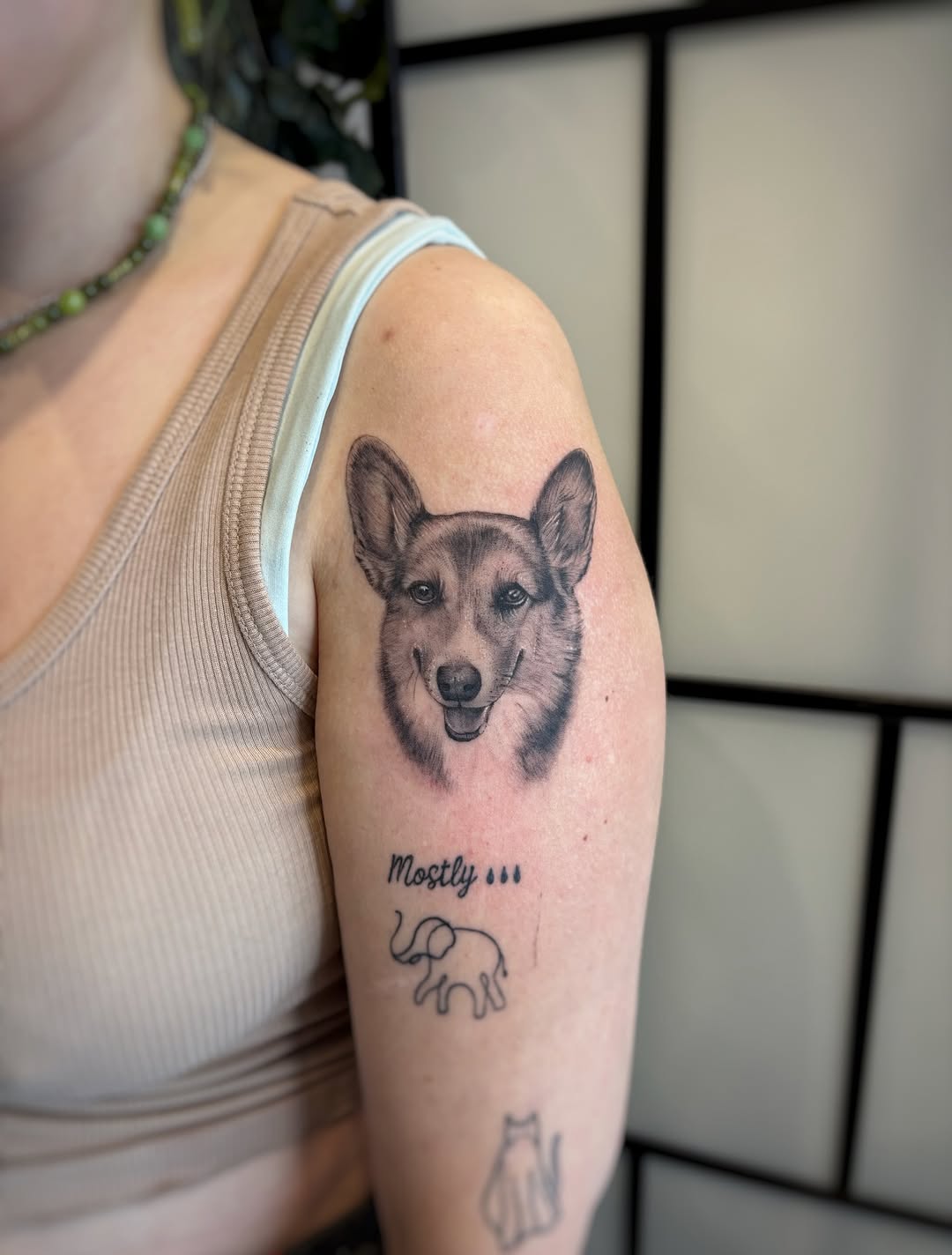 A super sweet memorial for a super sweet little guy. Thank you for the trust on this one @xoprtsstone 
-

#tattoo #welland #tattooartist #dogportrait 