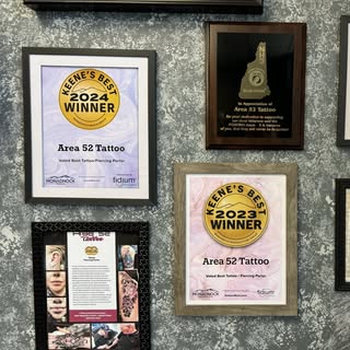 Area 52 tattoo - Soundwave tattoo artist in Keene, United States