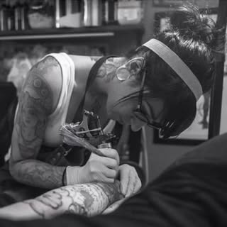 Cynthia Davis - Soundwave tattoo artist in Olympia, United States