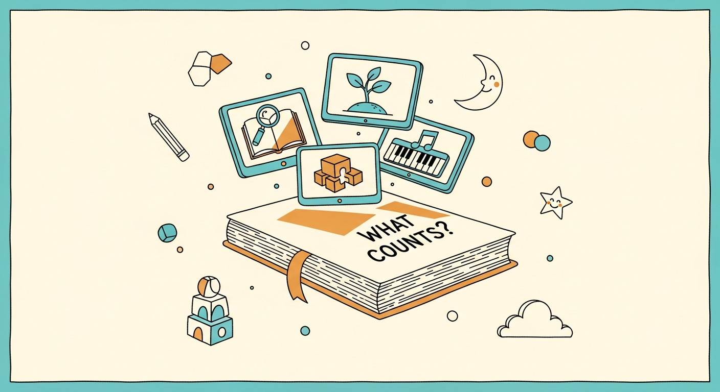 Educational Screen Time: What Counts?
