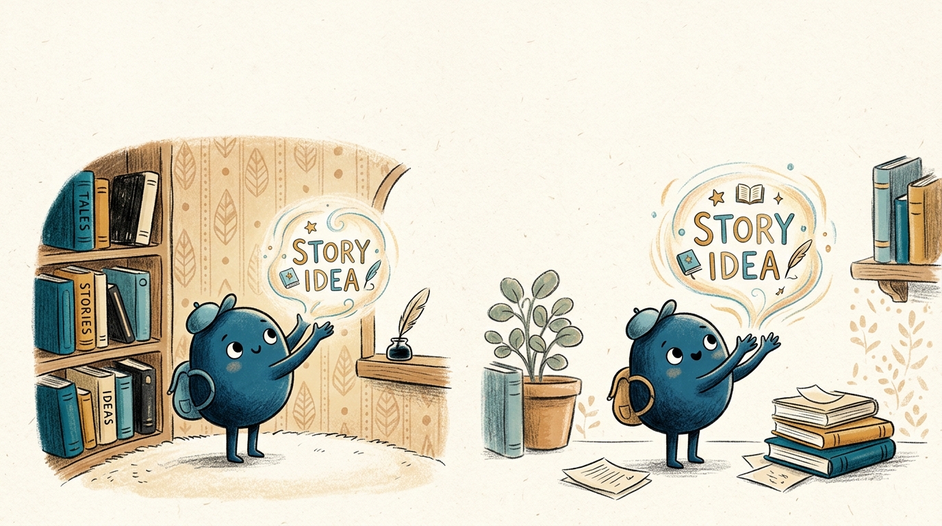 Inky takes a story idea