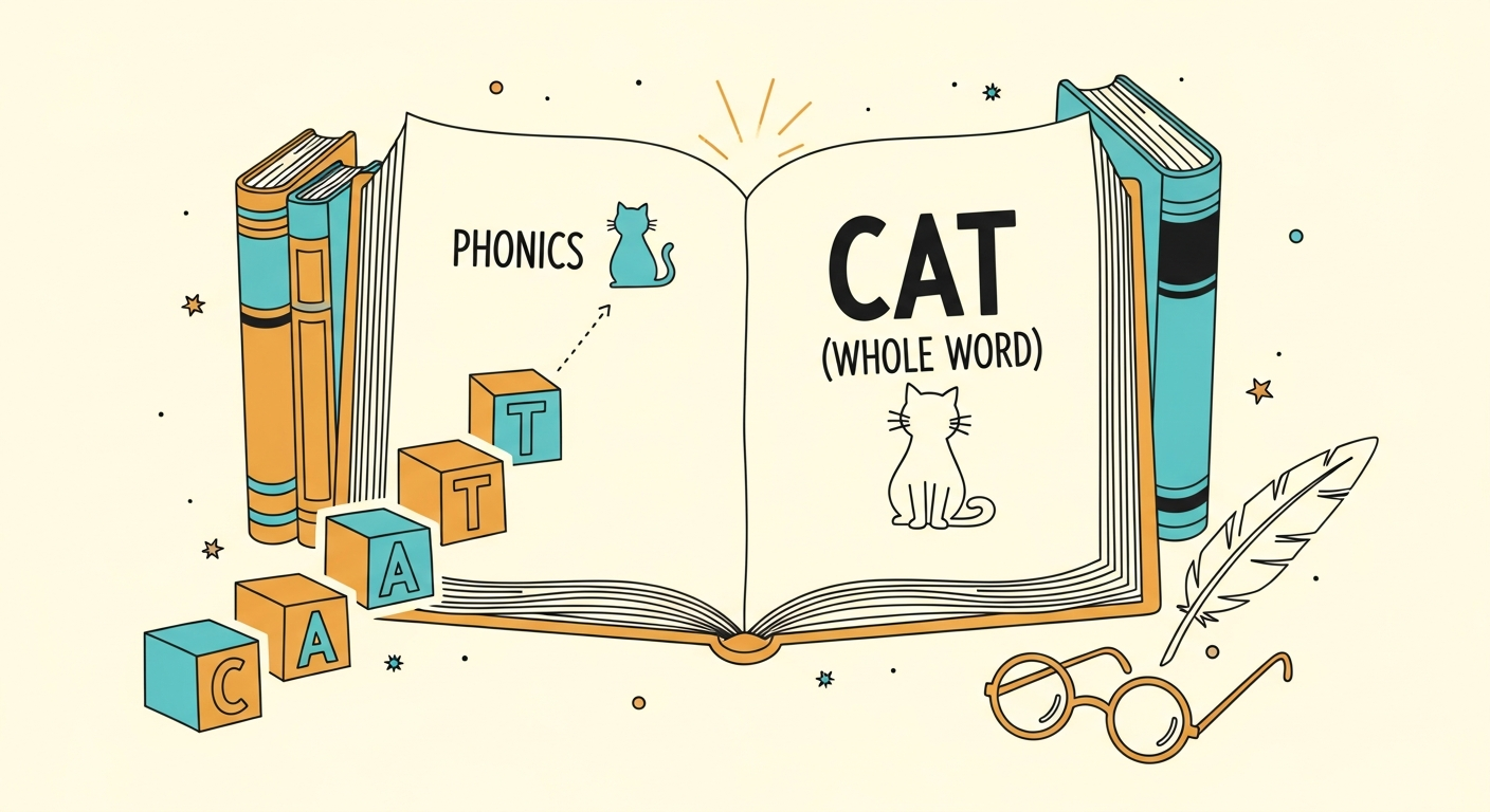 Phonics vs. Whole Word: What Parents Need to Know for Early Reading