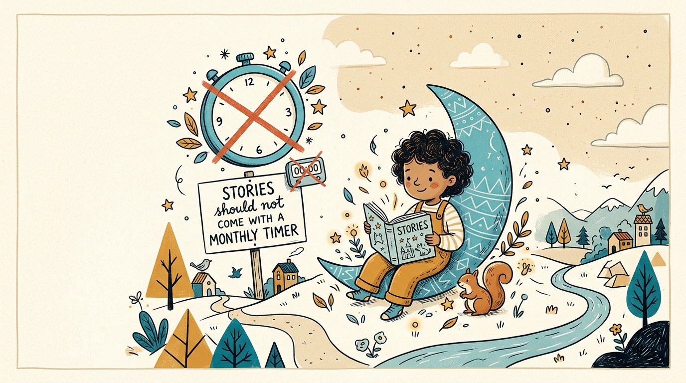 Stories Should Not Come With a Monthly Timer