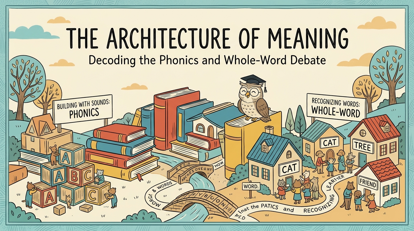 The Architecture of Meaning: Decoding the Phonics and Whole-Word Debate