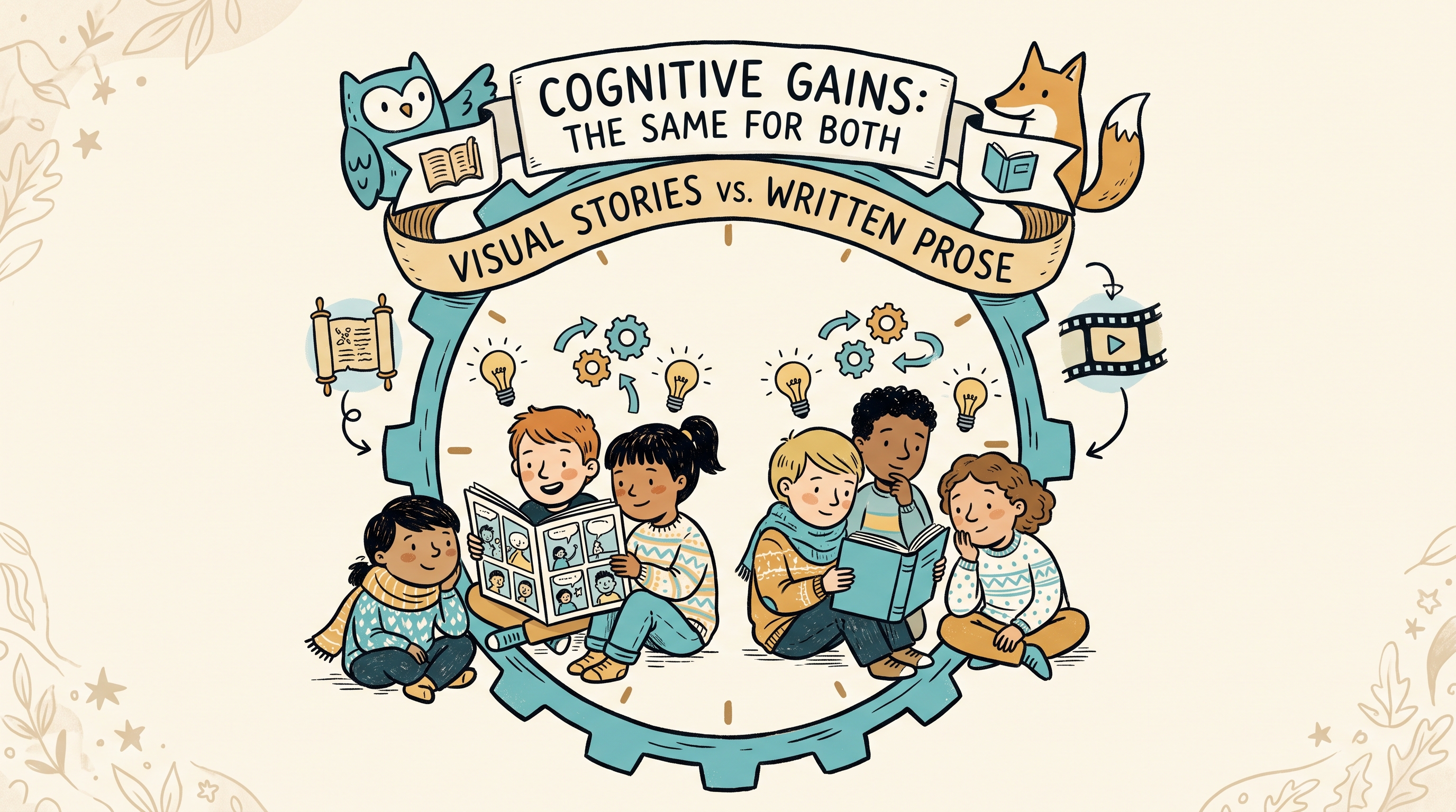 Why Sequential Art Delivers the Same Cognitive Gains as Standard Prose