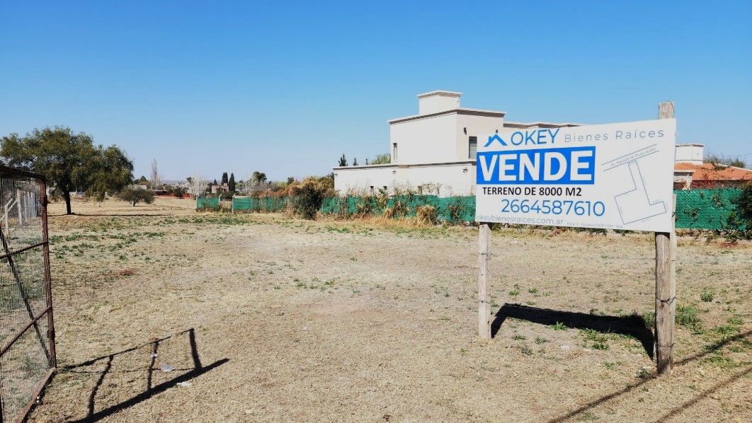 Terreno en Venta en Juana Koslay, 8000m2 - Juana Koslay