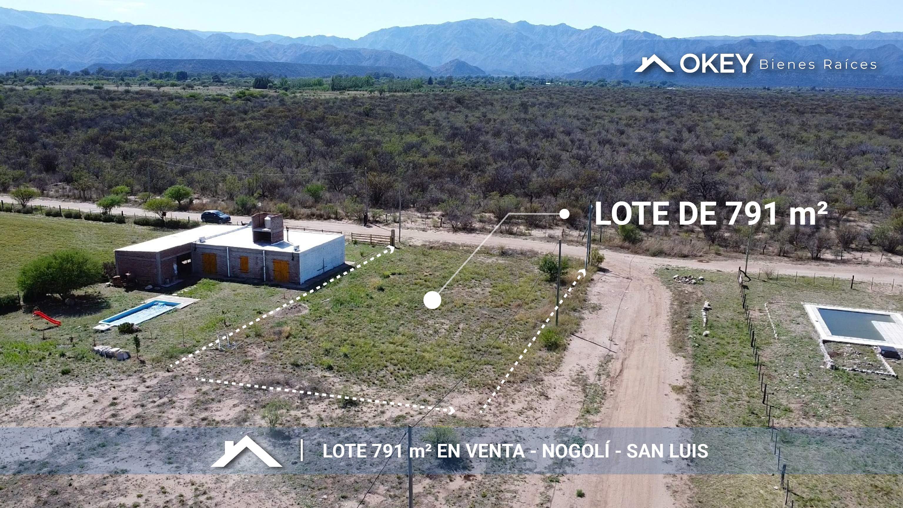 Lote en Venta en Nogolí, 790m2 - Nogolí