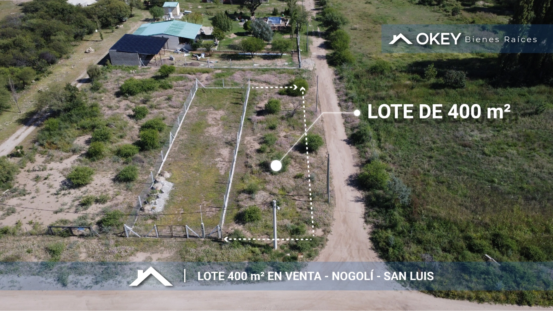 Lote en Venta en Nogolí, 400m2 - Nogolí