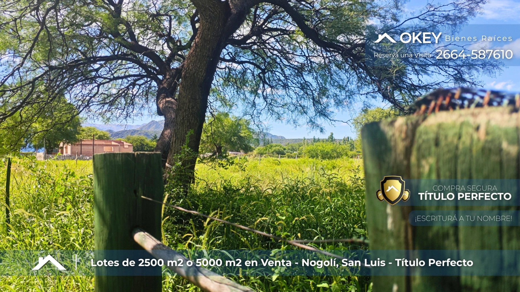 Lotes en Venta en Nogolí, 2500m2 o 5000m2 - Nogolí