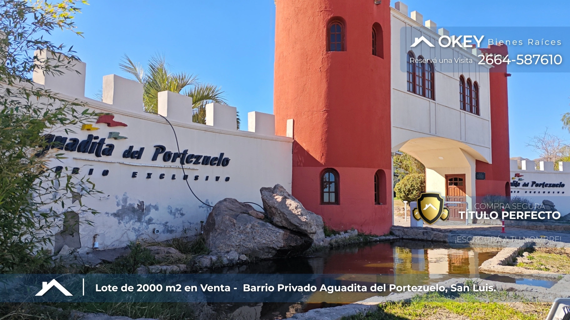 Lote en Venta 1800m2 en Aguadita del Portezuelo  - La Punta, San Luis, Aguadita del Portezuelo
