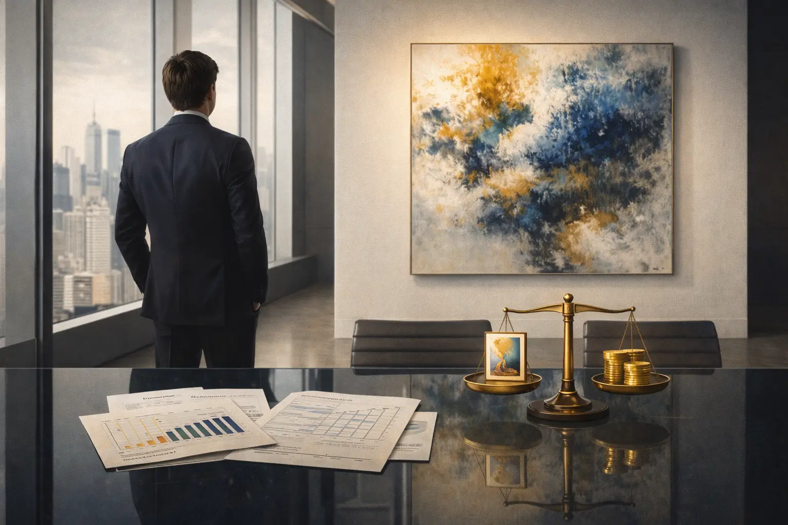 Investissement dans l'art pour le dirigeant