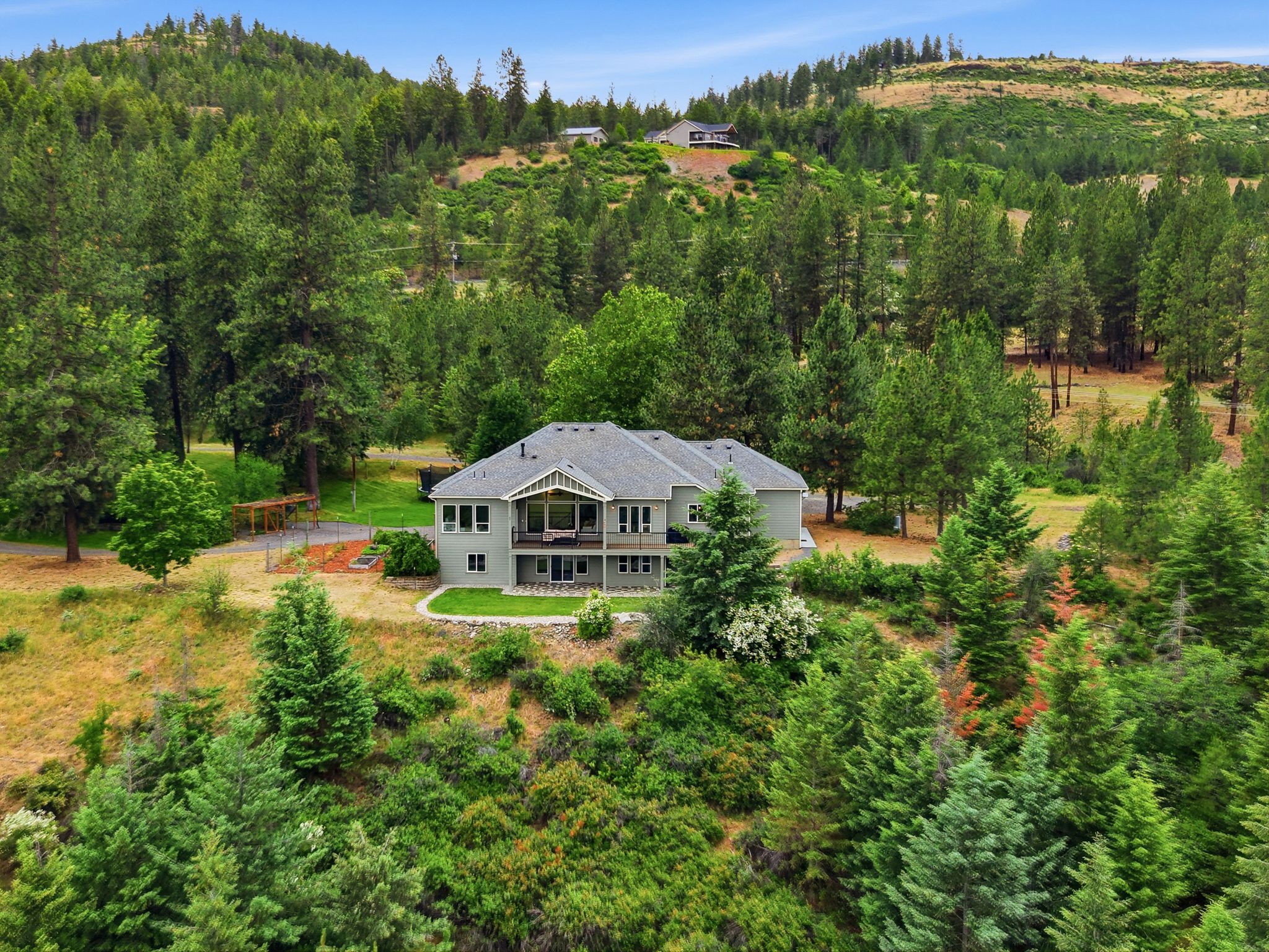 Long Lake views on eleven private acres