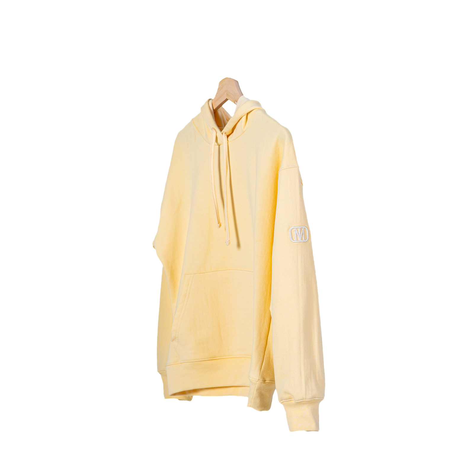 Monochromatic Cotton Bone Hoodie