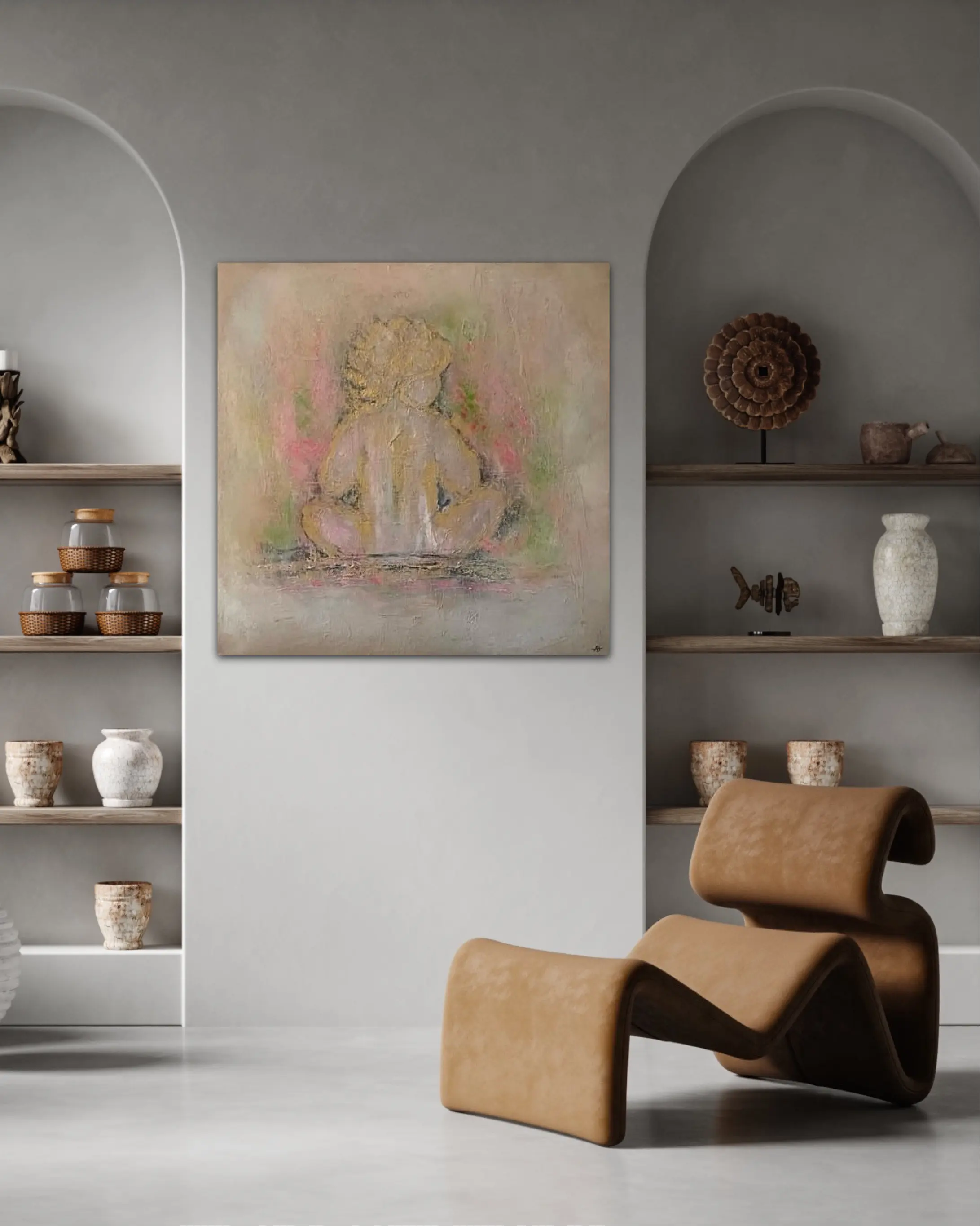 A Gentle Meditation in Earth Tones