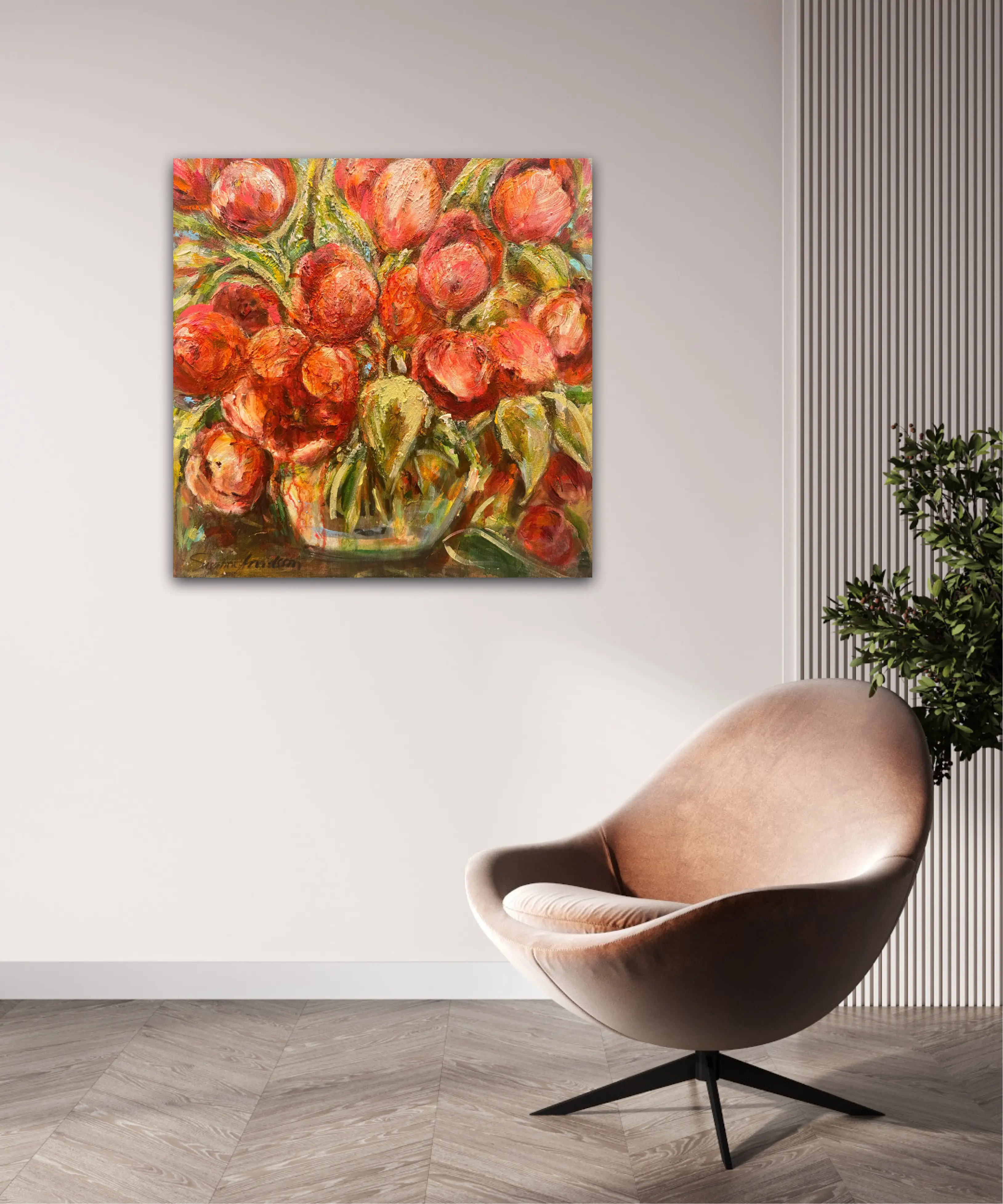 Tulpaner- Original målning 