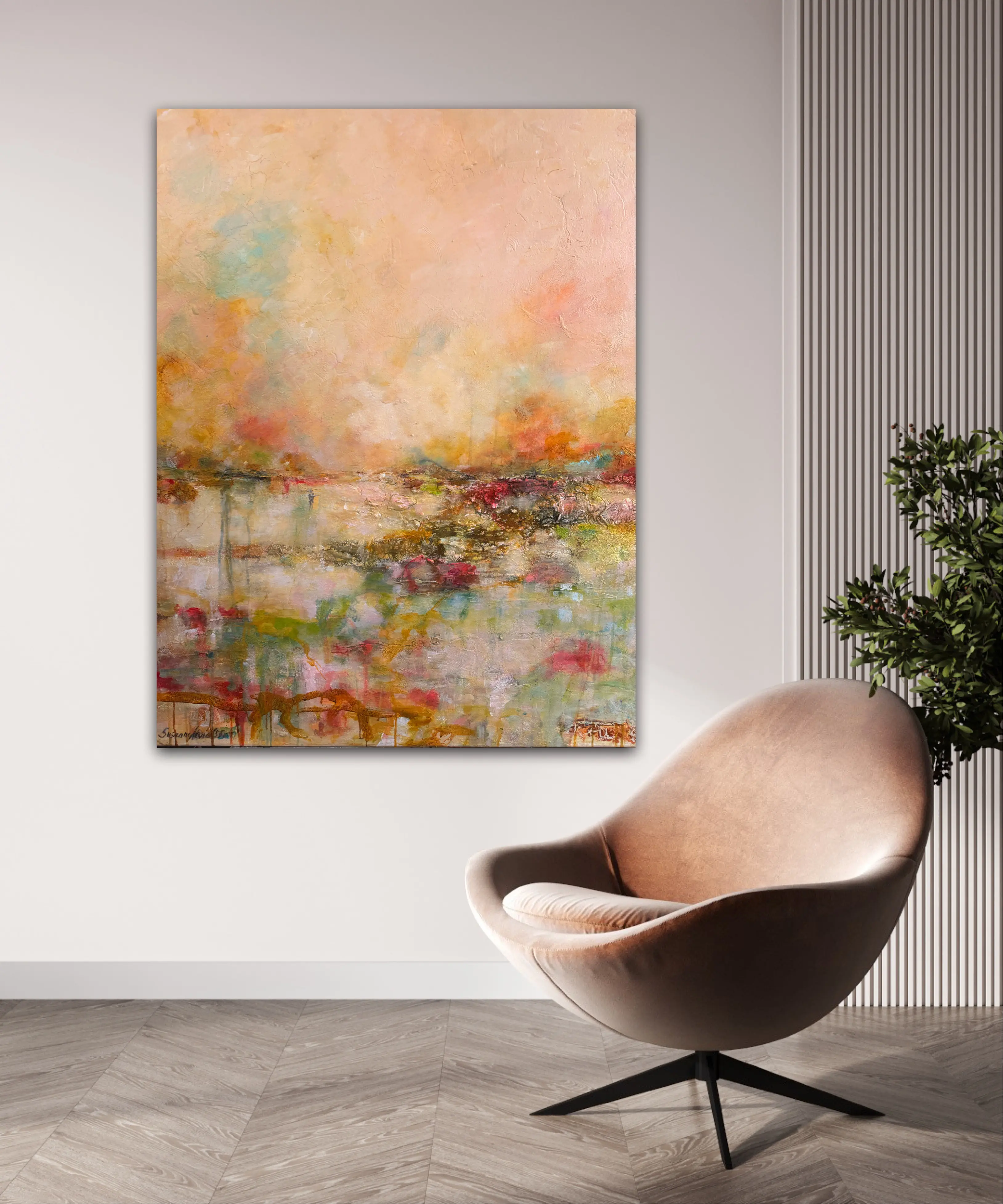 Mellan himmel och jord – abstrakt landskap