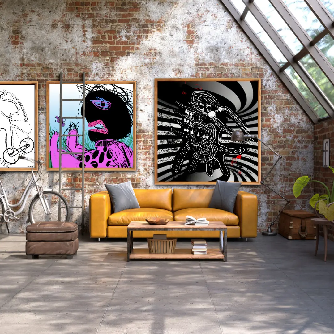 Better art on the wall than black money in the bank!🤑