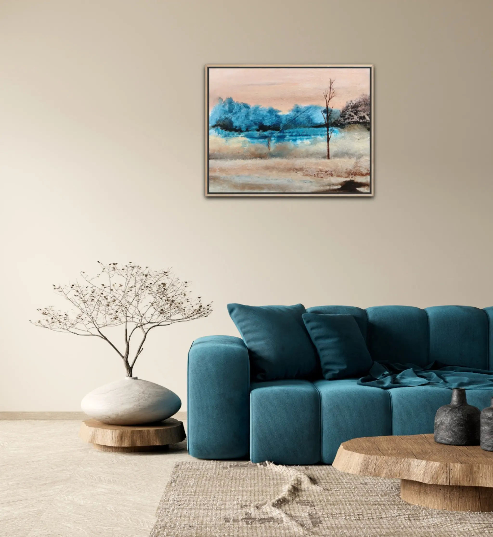 Blue trees