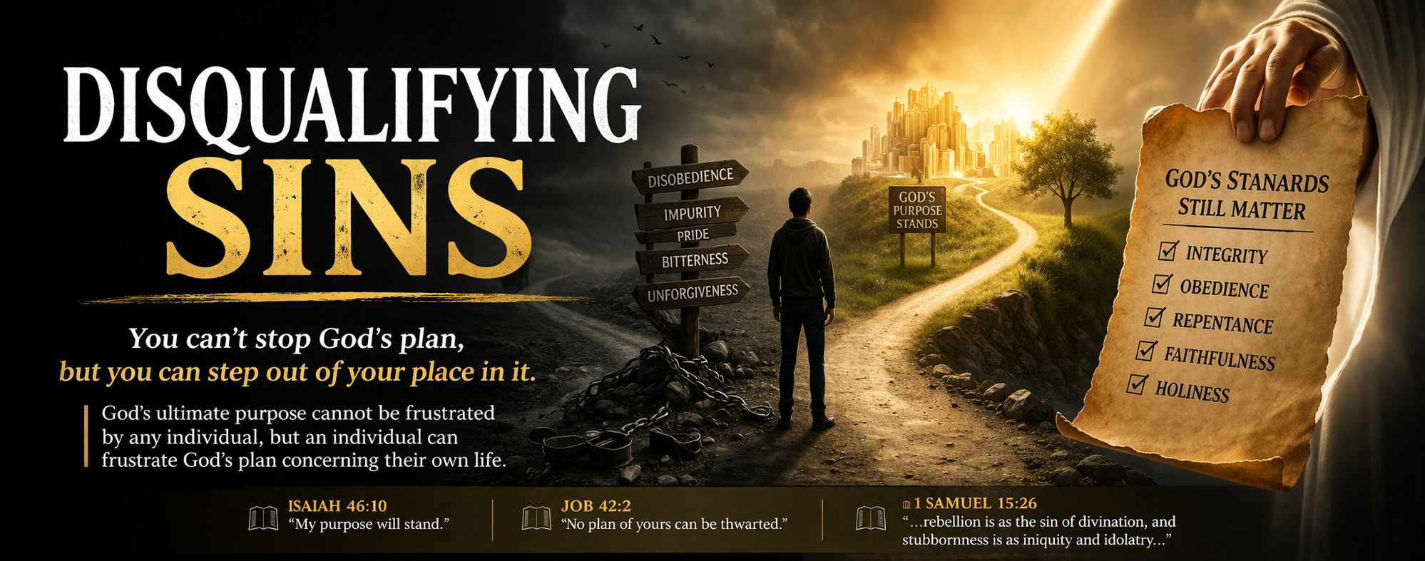 Disqualifying Sins