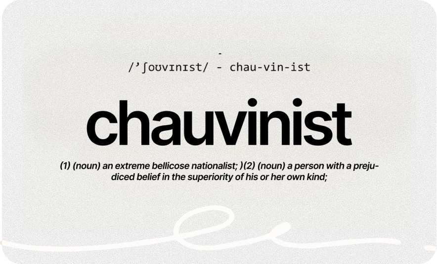 Lucky You, Your Father is a Chauvinist!