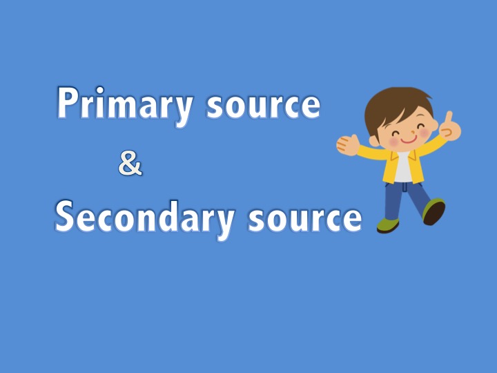ภาพประกอบไอเดีย Primary source and Secondary source game