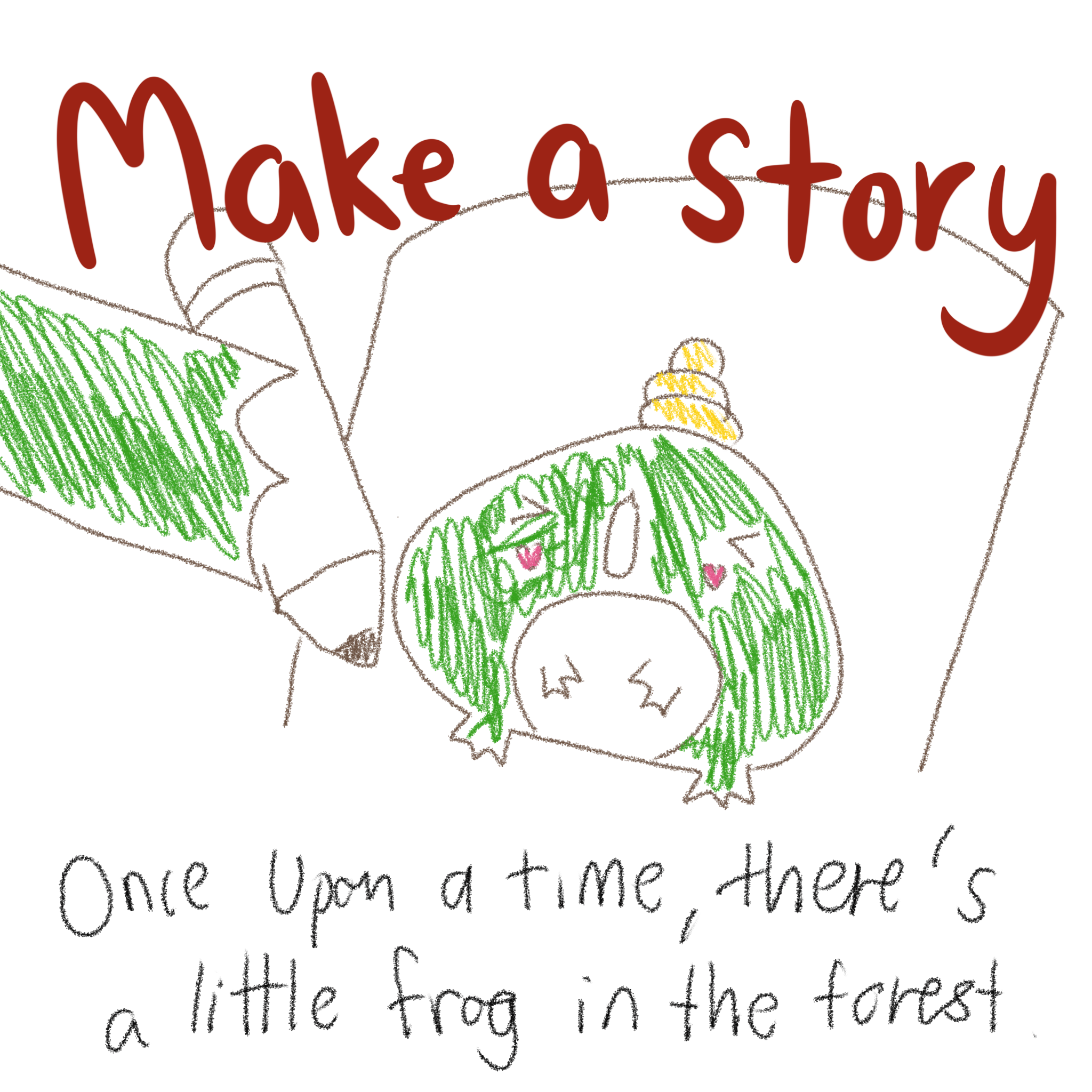 ภาพประกอบไอเดีย กิจกรรม Make A Story Book (ฝึกการอ่าน+เขียน)