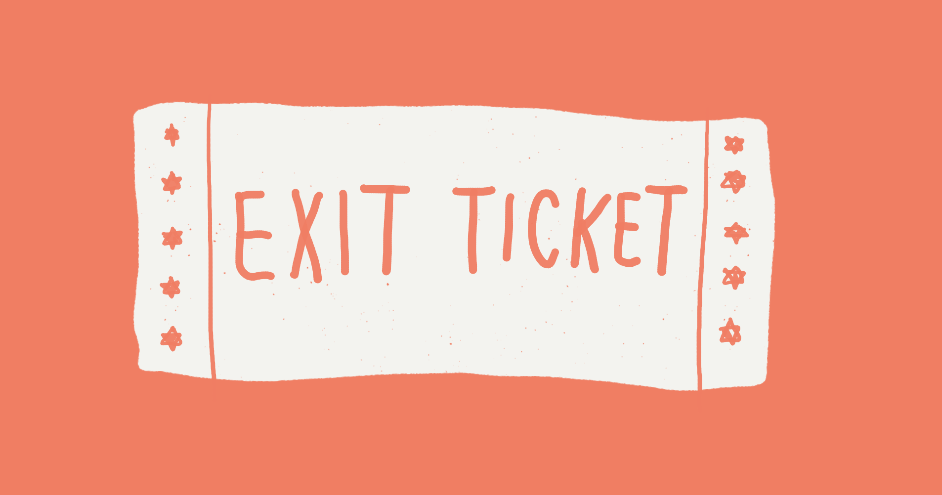 ภาพประกอบไอเดีย Exit Ticket (ตั๋วการเรียนรู้ท้ายคาบ)