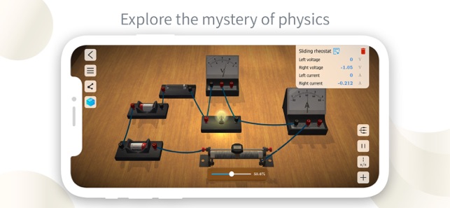 ภาพประกอบไอเดีย ทดลองฟิสิกส์ผ่านแอปพลิเคชัน Physics Lab AR 