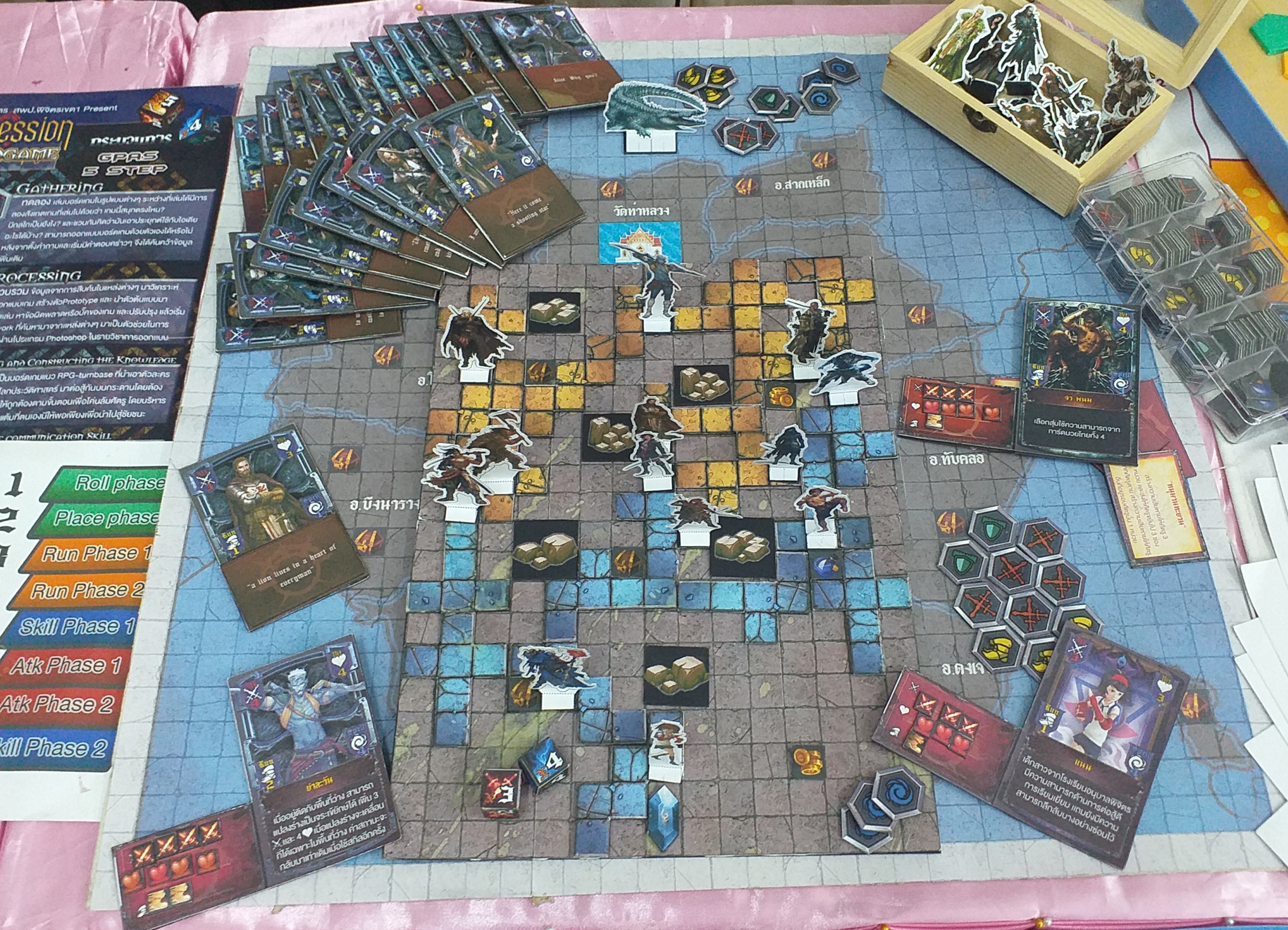 ภาพประกอบไอเดีย บอร์ดเกมไร้จุดจบ Possession Boardgame