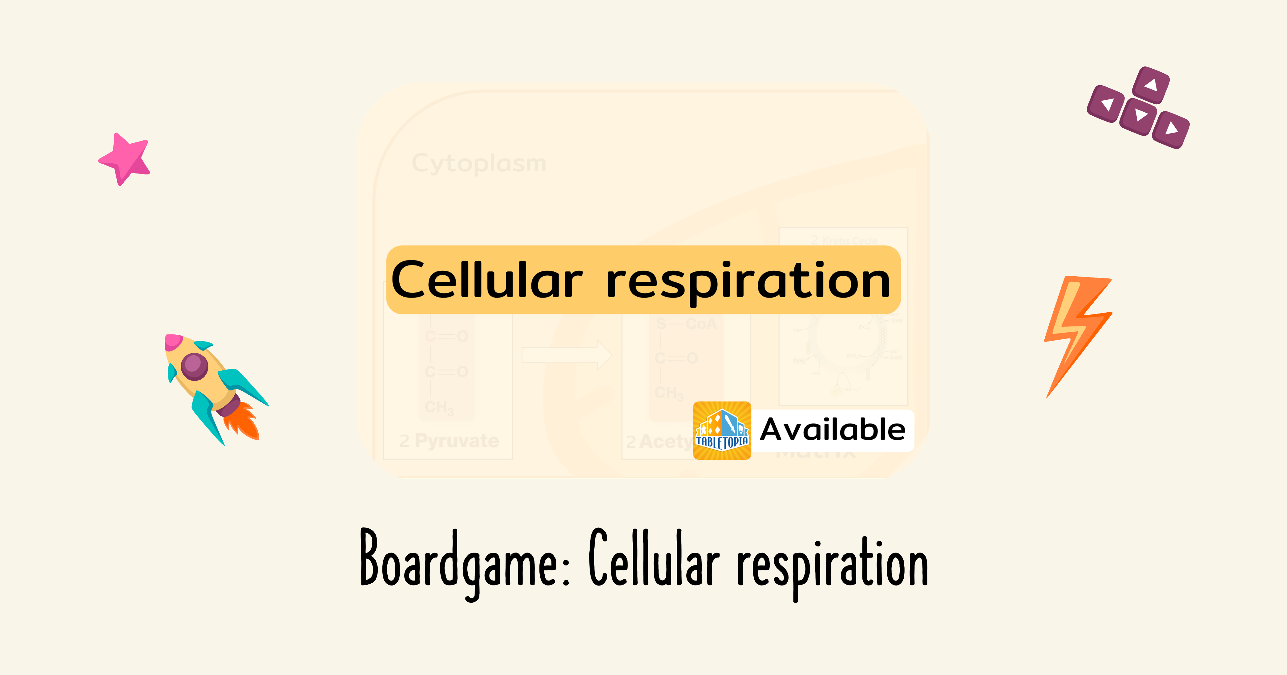 ภาพประกอบไอเดีย บอร์ดเกม Cellular respiration