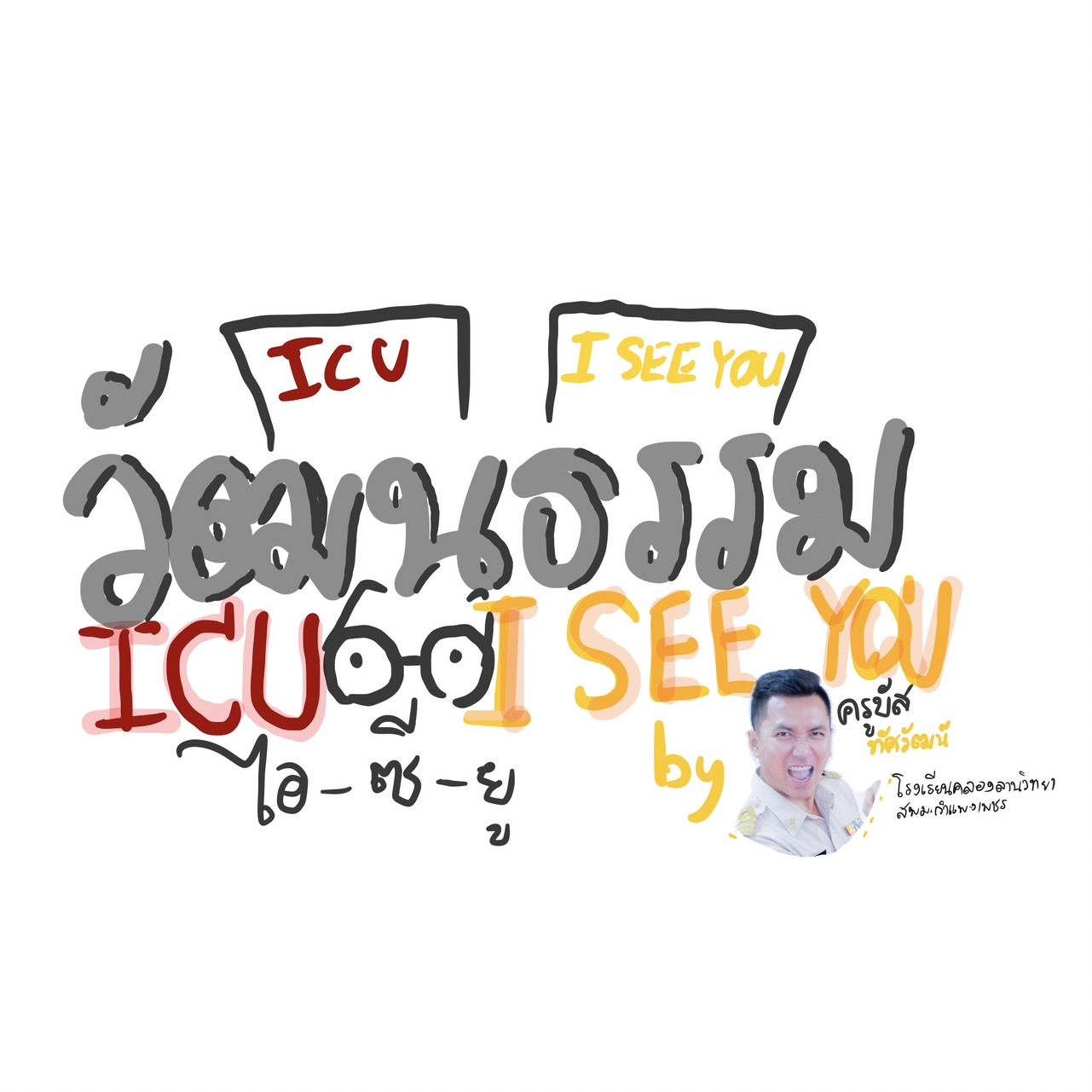 ภาพประกอบไอเดีย วัฒนธรรม : I C U | I See You