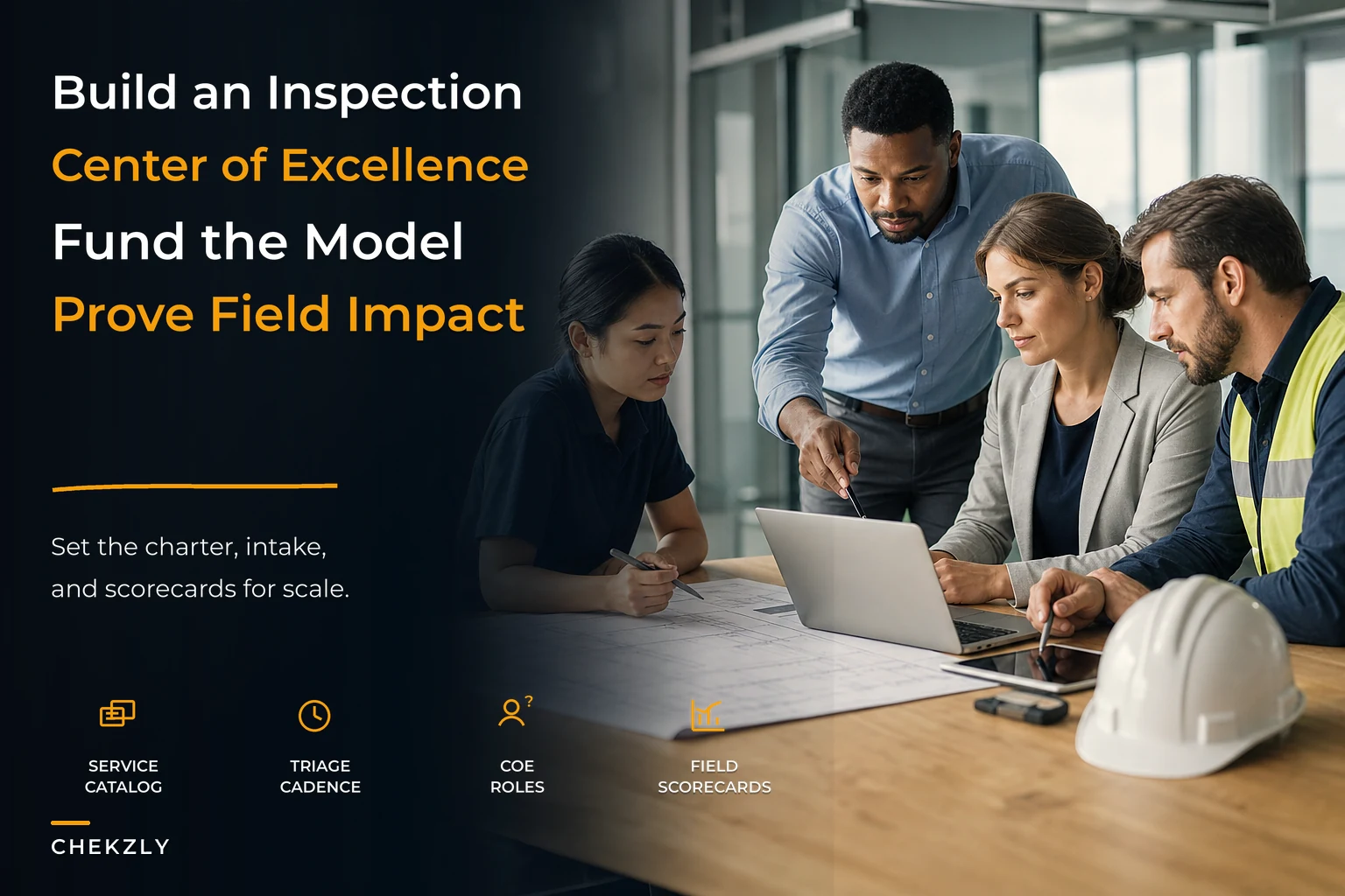 Designing an inspection center of excellence for enterprises