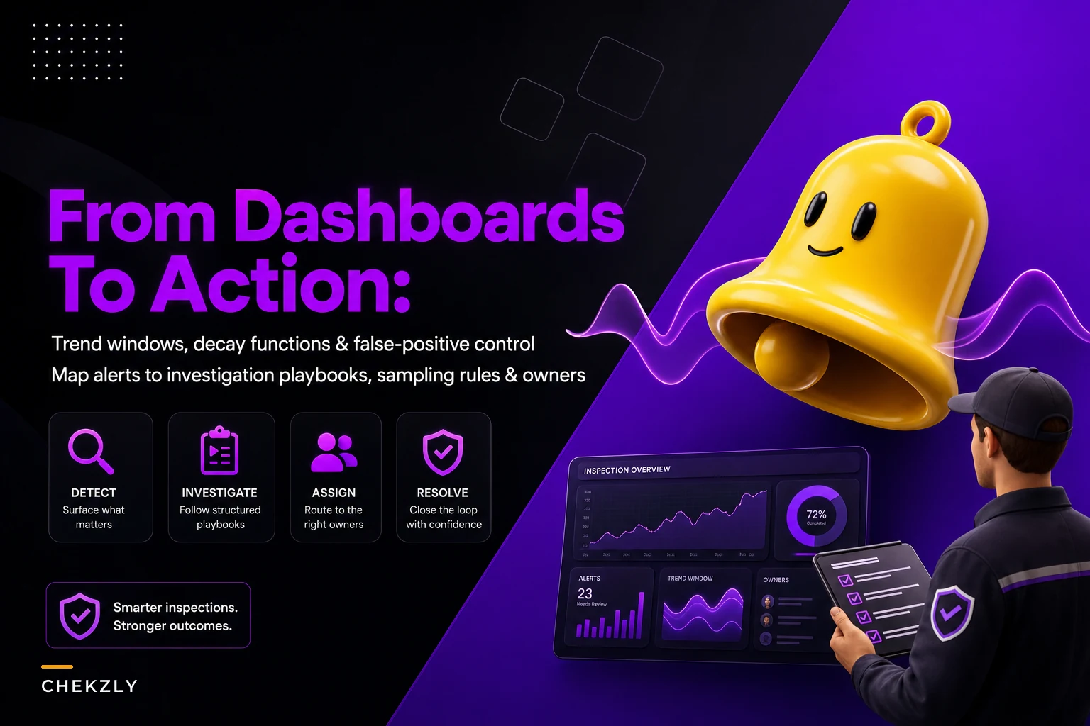From dashboards to action: a worked playbook for trend-detection and alerting on inspection time-series