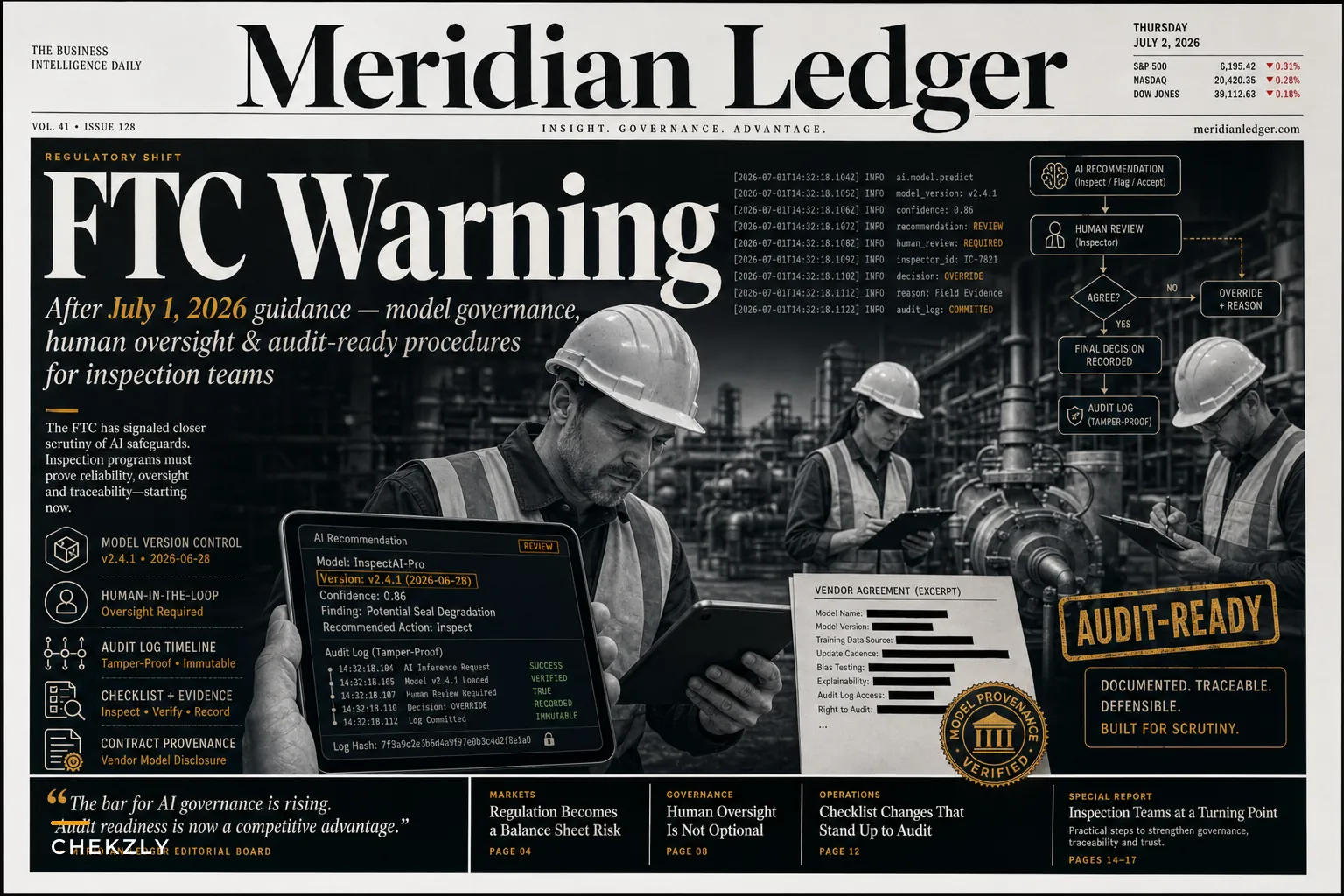 FTC AI Warning: What Inspection Managers Should Change Now