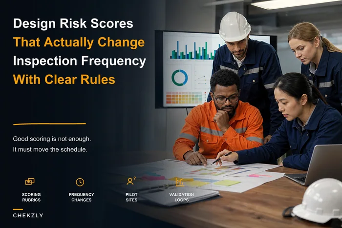 How to design risk scores that actually change inspection schedules: scoring rubrics and decision rules