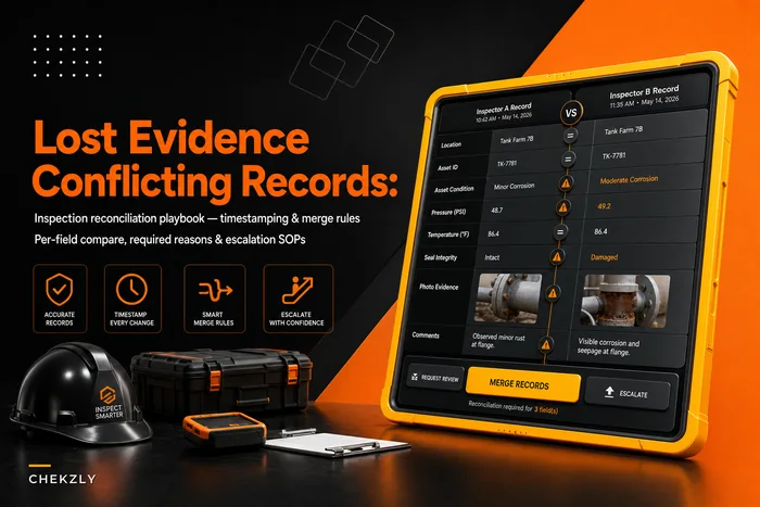 Lost evidence and conflicting records: a field guide to resolving offline sync conflicts in inspections