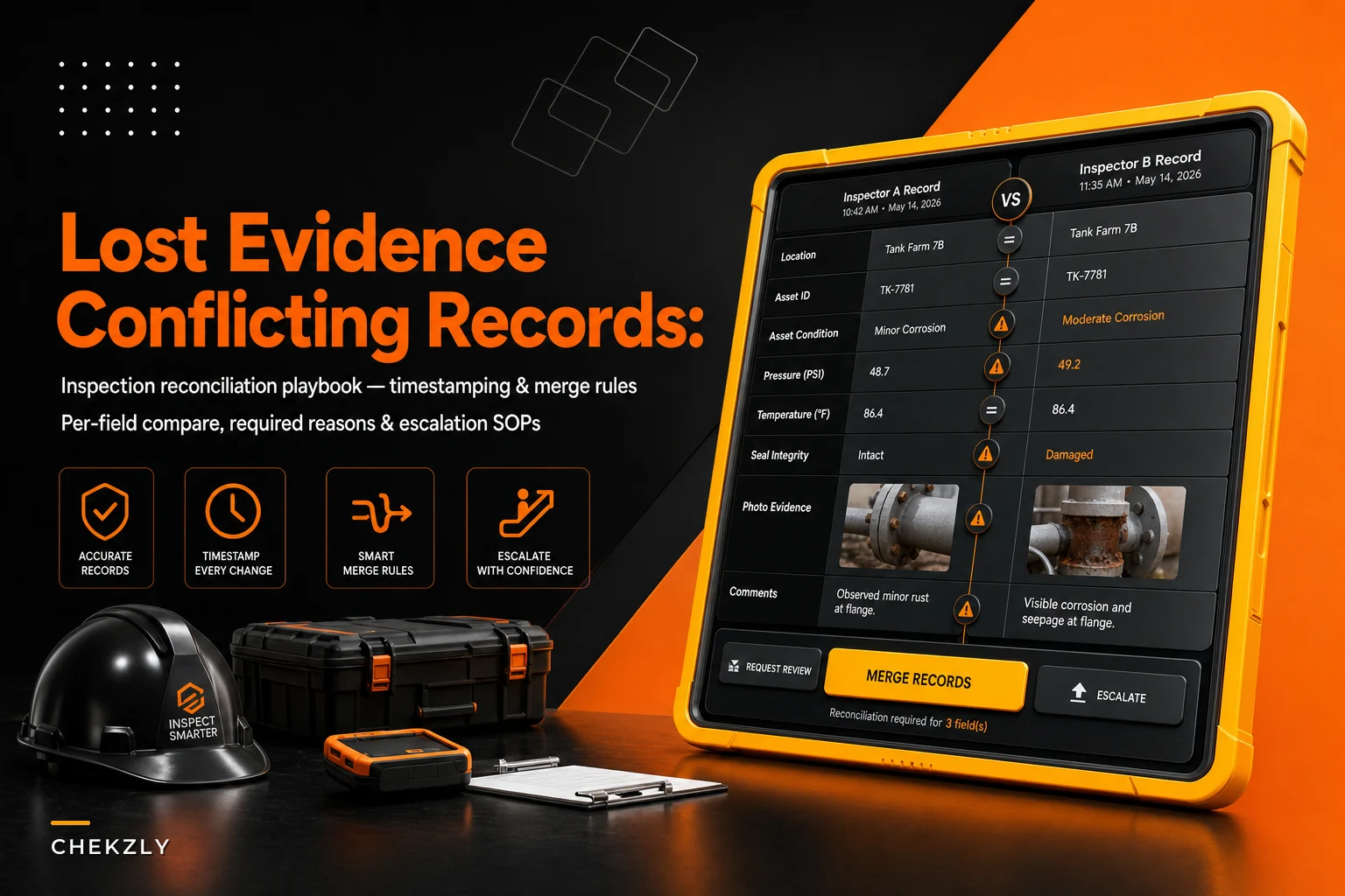 Lost evidence and conflicting records: a field guide to resolving offline sync conflicts in inspections