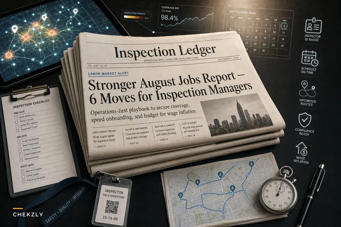 Stronger August Jobs Report: 6 Practical Moves Inspection Managers Should Make Now