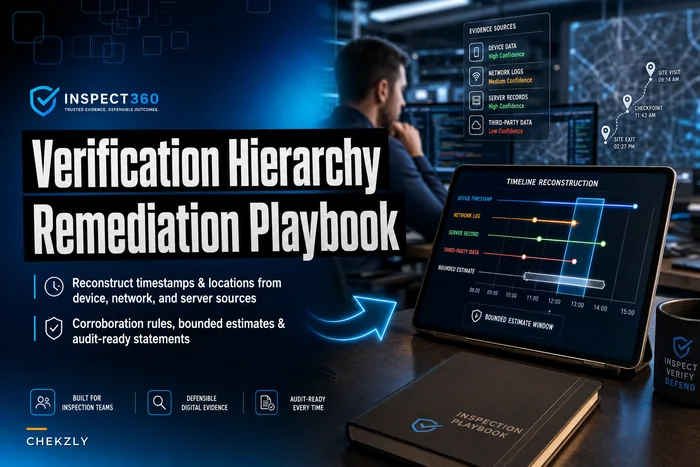 Unverifiable timestamps and locations cost audits: a verification hierarchy and remediation playbook