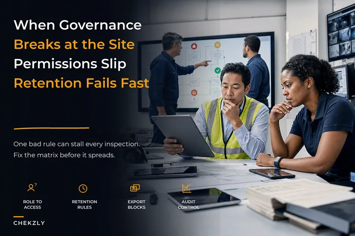 When inspection data governance breaks: an operational matrix for multi‑site teams