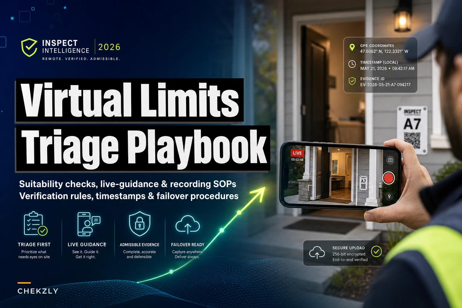 When virtual won't hold up: a triage-first playbook for guided remote inspections and admissible evidence