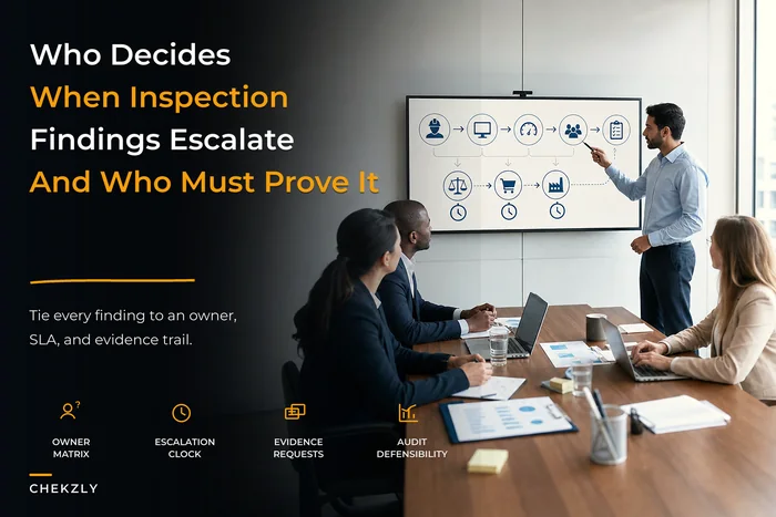 Who owns inspection outcomes? A governance blueprint for legal, procurement and operations