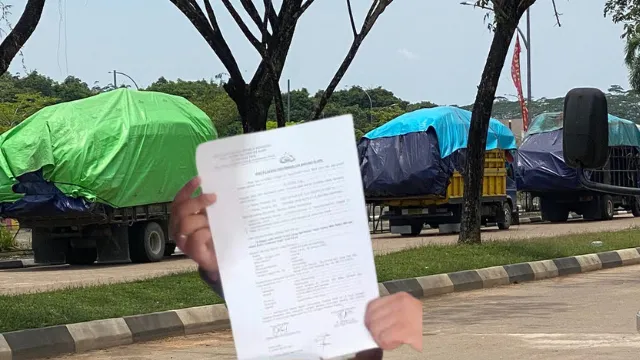 Tiga Truk Bermuatan Rotan di Kubu Raya Akhirnya Dibebaskan