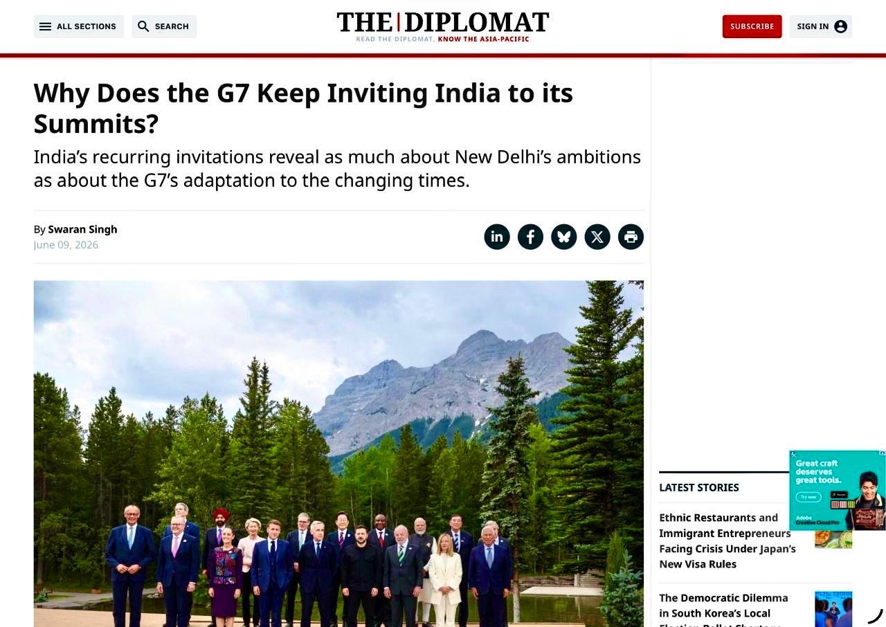 Why Does the G7 Keep Inviting India to its Summits?