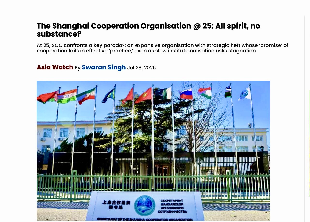The Shanghai Cooperation Organisation at 25: All Spirit, No Substance 