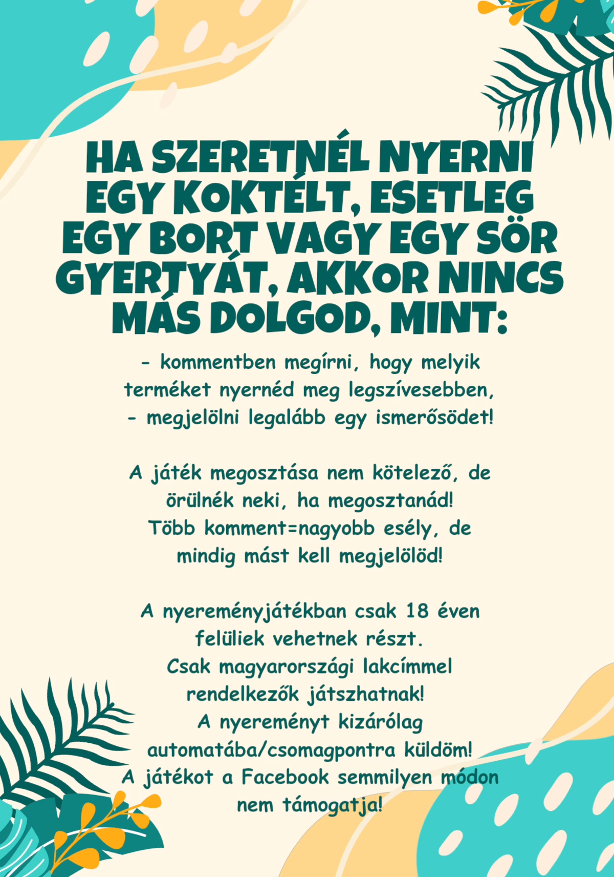 Facebook contest