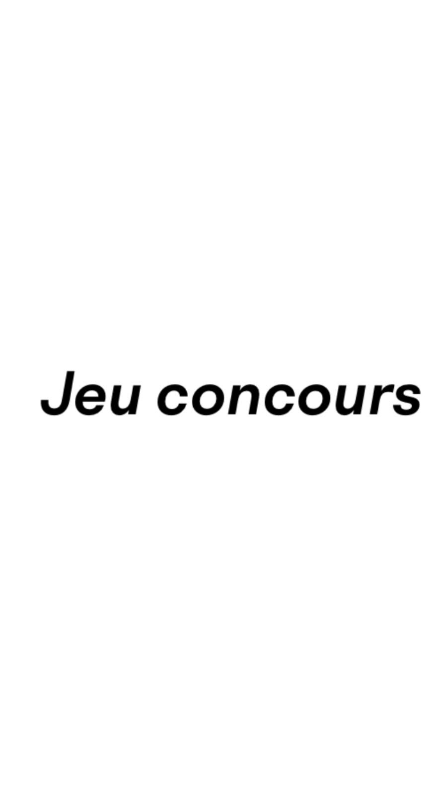 Instagram contest